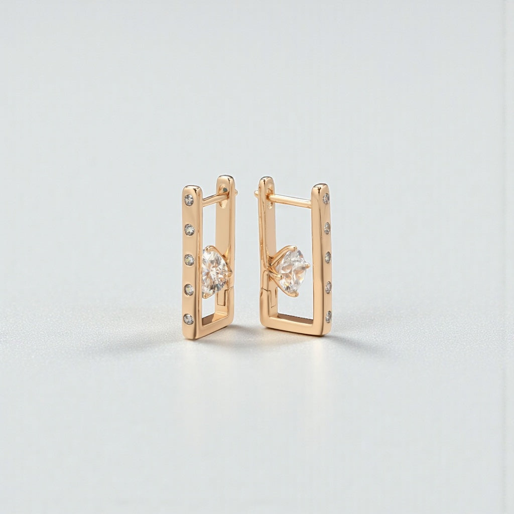 LOTUS BOUCLES D'OREILLES